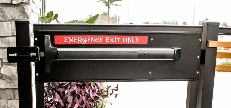 emergency push bar installation in Bonadelle Ranchos-Madera Ranchos